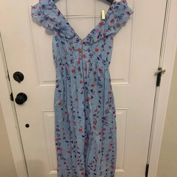 Banjanan Maya Dress in Blue Floral Size Small NWT - Picture 6 of 9